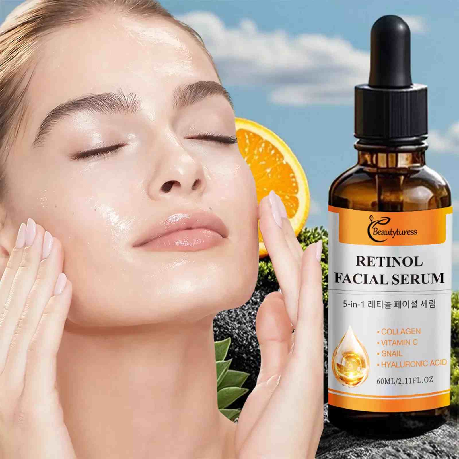 5-in-1 Vitamin C Brightening Facial Serum - Beautyturess
