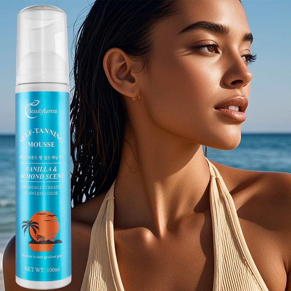 Vanilla Almon Scent Self-Tanning Mousse (100ML) - Beautyturess