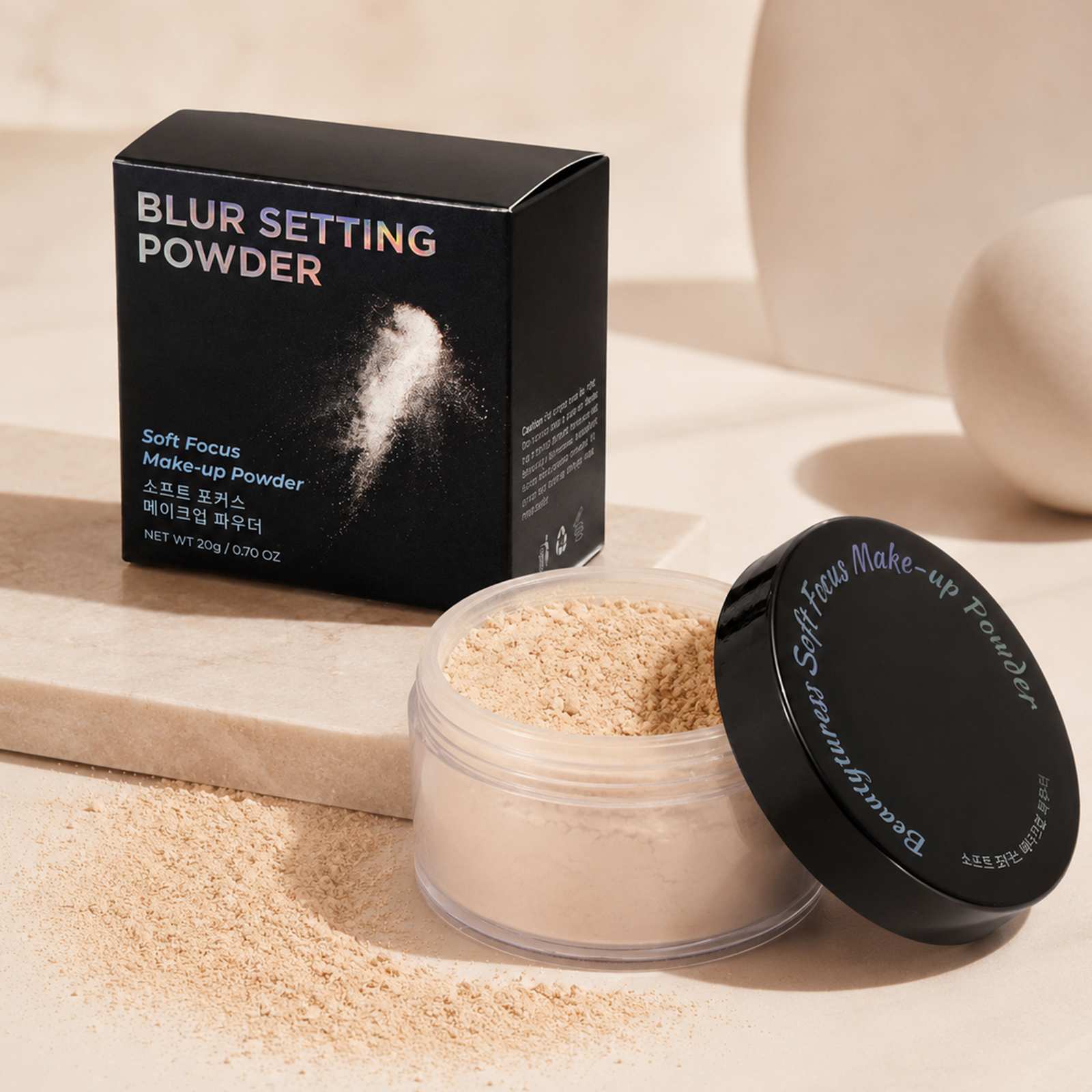 Soft Focus Setting Powder – Blur Pores & Set Makeup (20g) - Beautyturess