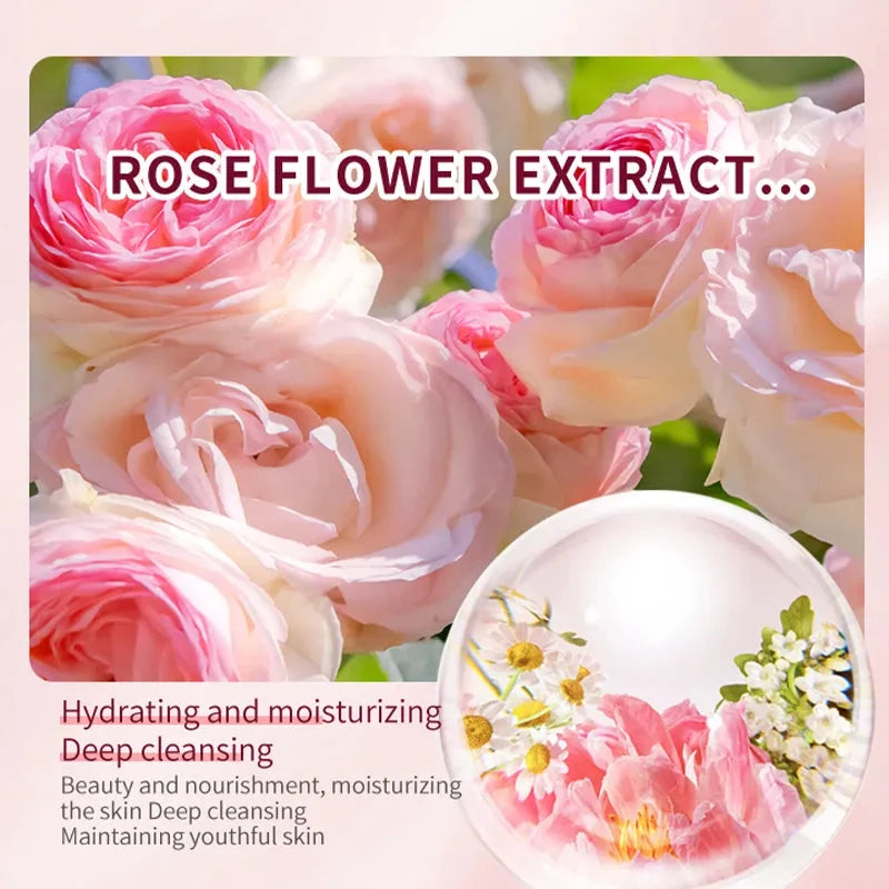 Rose Extract Collagen Facial Mask (12 Pack)