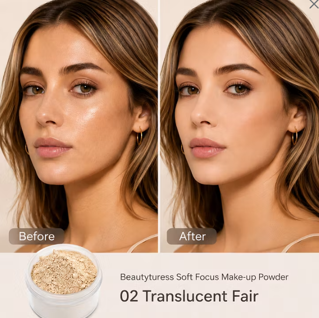 Soft Focus Setting Powder – Blur Pores & Set Makeup (20g) - Beautyturess