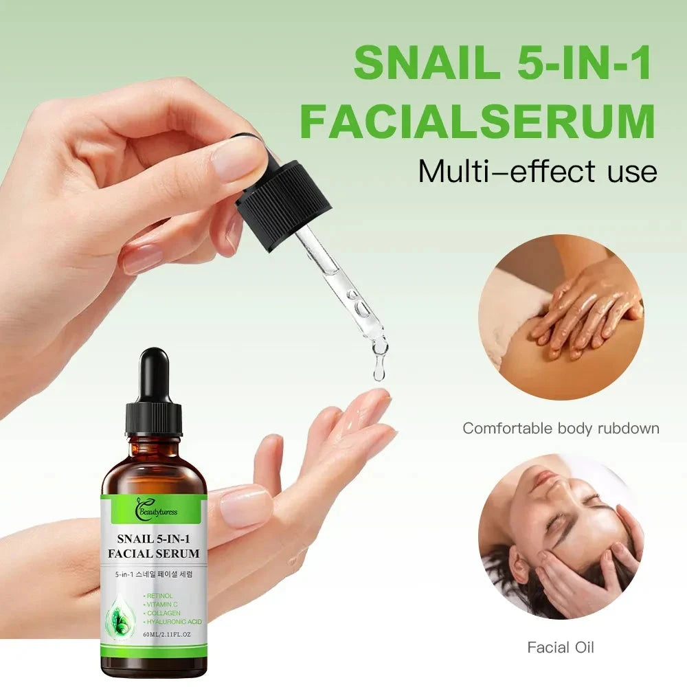 5-in-1 Snail Mucin Repair Facial Serum