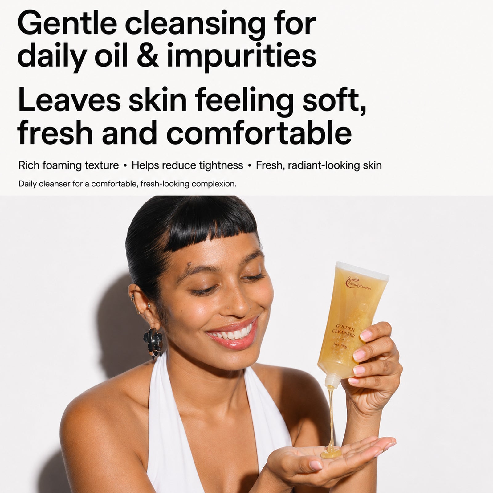 24K Golden Facial Cleanser & Gentle Foaming Cleanser