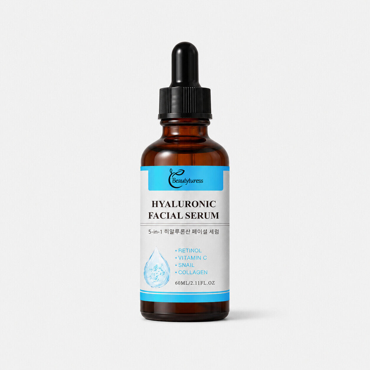 5-in-1 Hyaluronic Acid Hydrating Facial Serum - Beautyturess