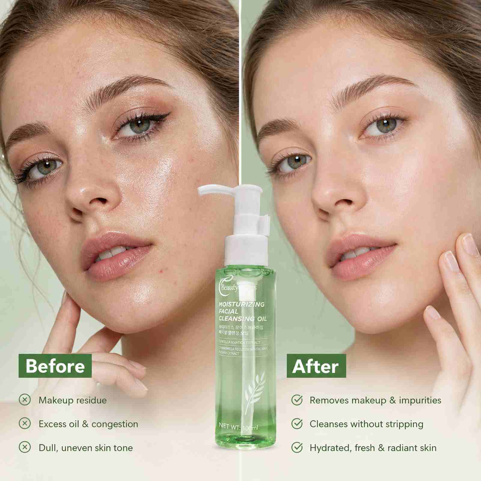 Gentle Non-Comedogenic Cleansing Oil - Beautyturess