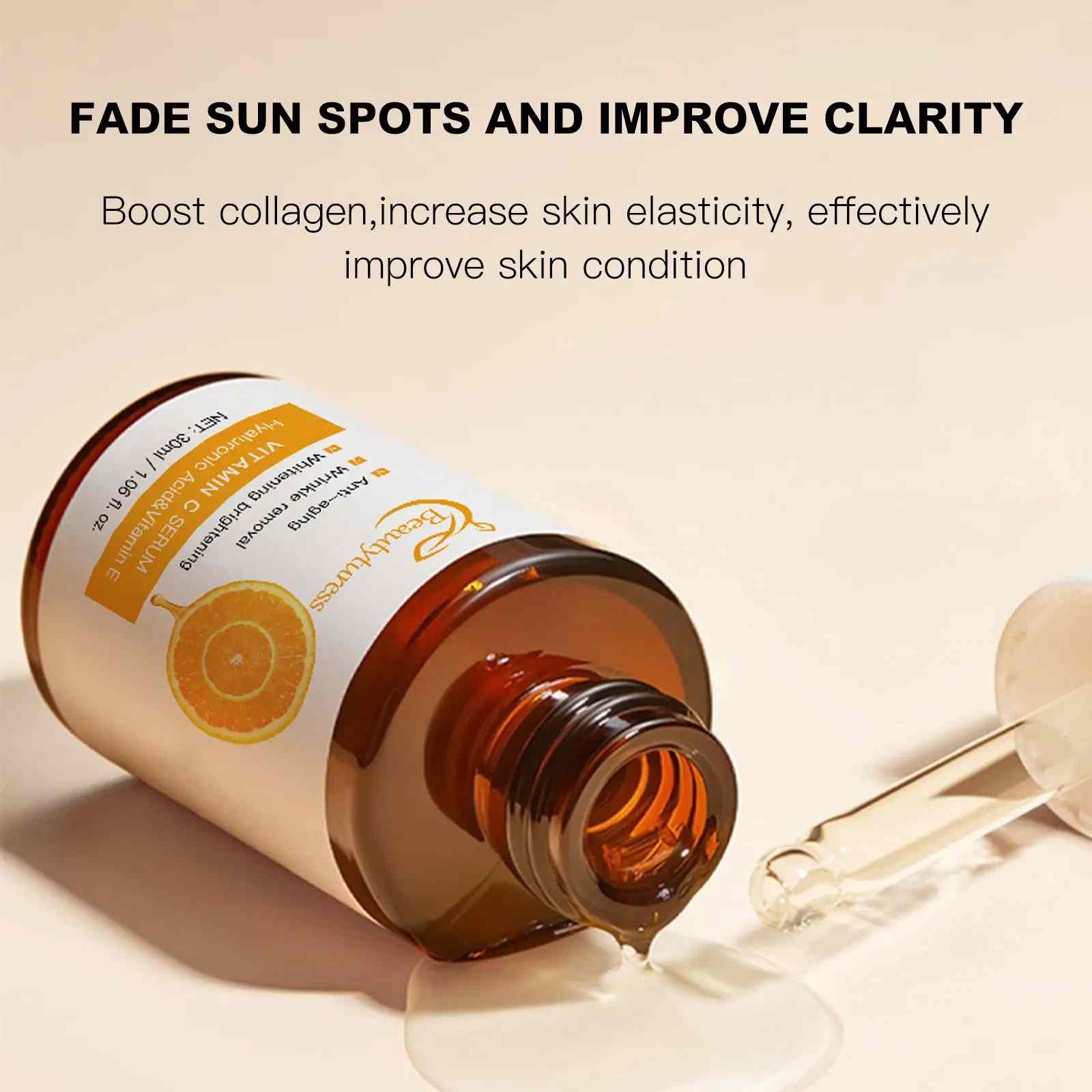 Vitamin C Brightening Anti-Aging Serum - Beautyturess