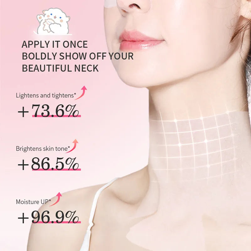 Goat Milk Peptide Firming Neck Mask (10 Pack) - Beautyturess