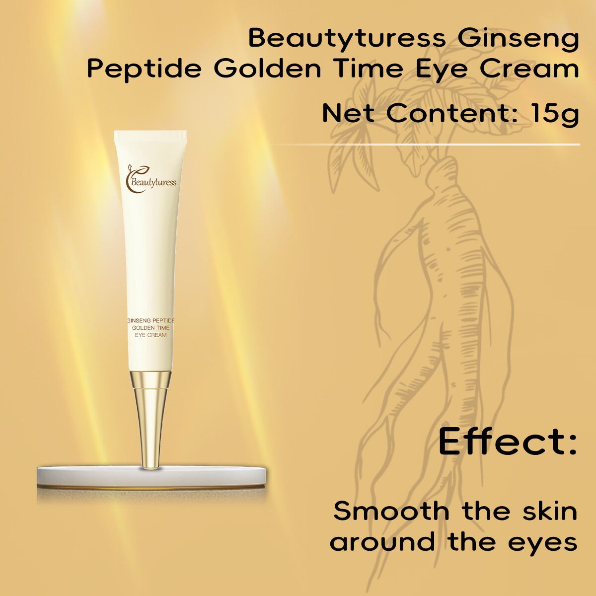 Ginseng Peptide Golden Time Hydrating Skincare Set (10pcs) - Beautyturess