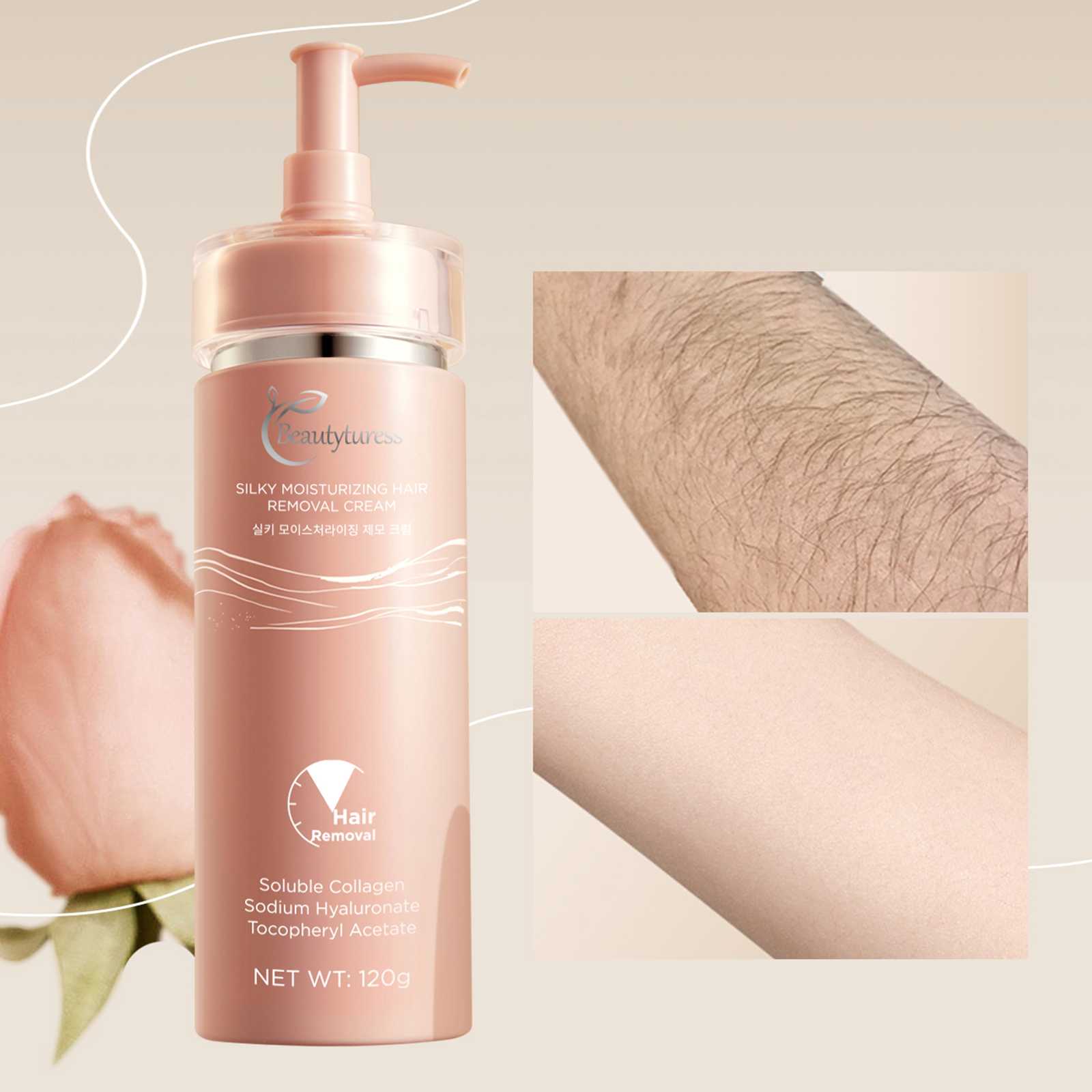 Silky Smooth Hair Removal Cream - Beautyturess