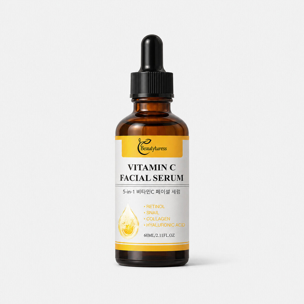 5-in-1 Vitamin C Brightening Facial Serum - Beautyturess