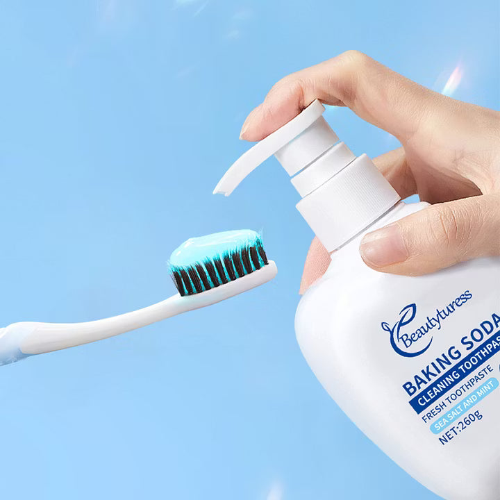 Baking Soda Cleaning Toothpaste - Beautyturess