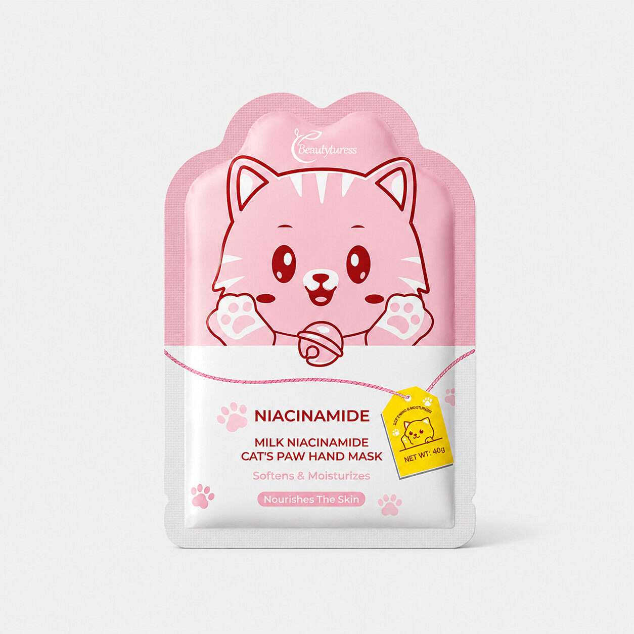 Goat Milk Niacinamide Cat's Paw Hand Mask - Beautyturess