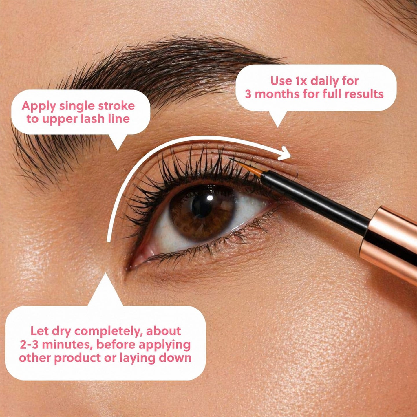 Peptide Eyelash Growth Serum - Beautyturess