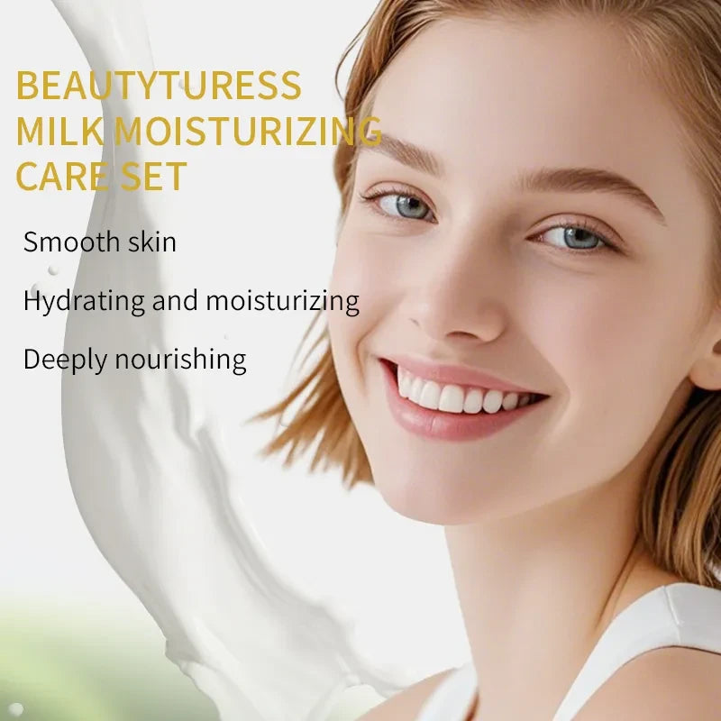 Milk Moisturizing Care Set (5pcs) - Beautyturess