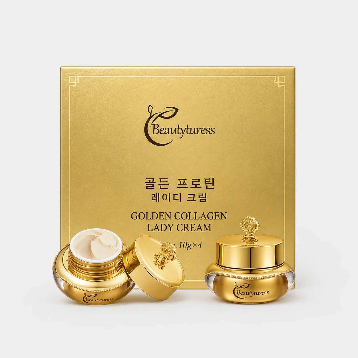 24K Gold Protein Anti-Wrinkle Firming Cream (4-Pack) - Beautyturess