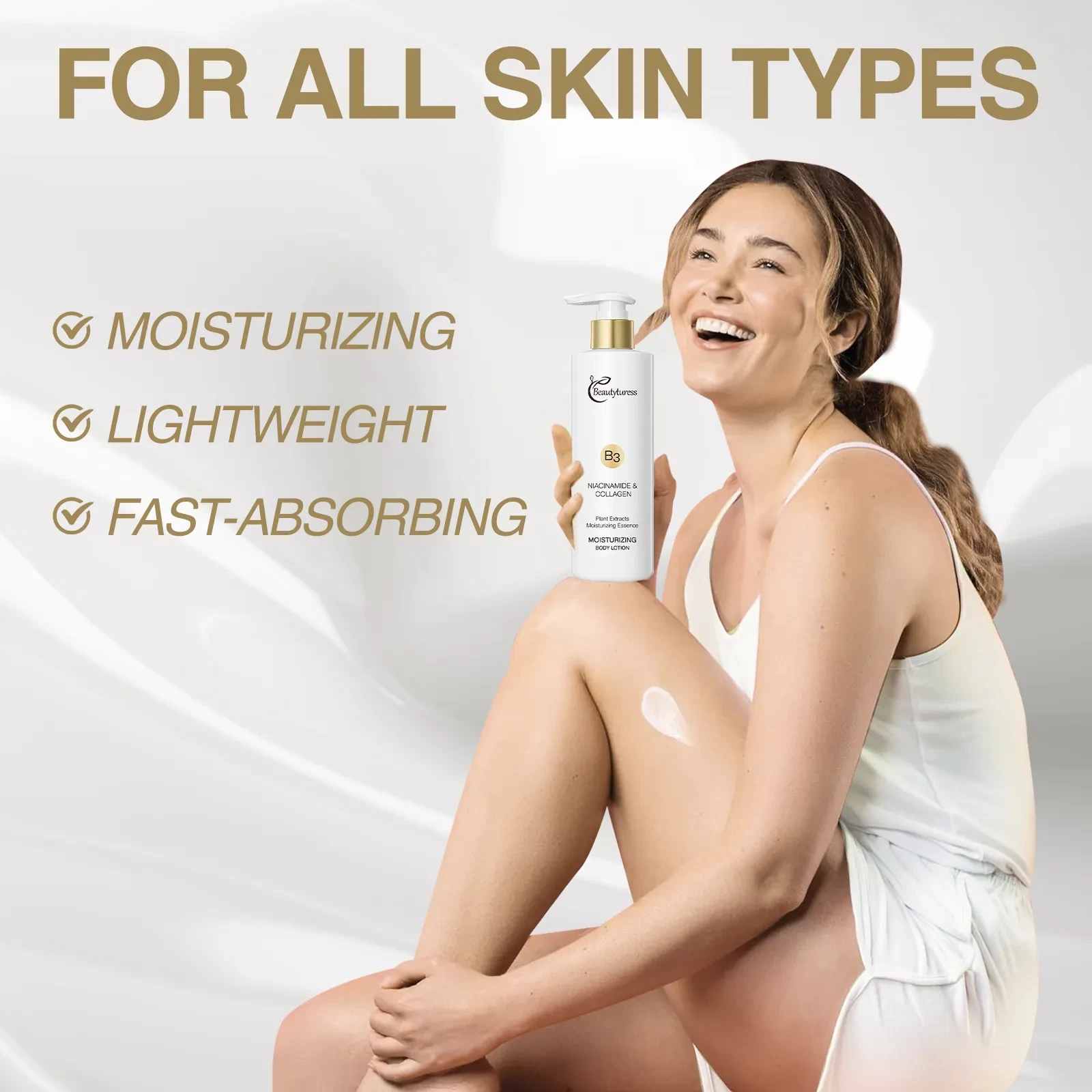 Skin Smoothing Collagen Niacinamide Body Lotion - Beautyturess