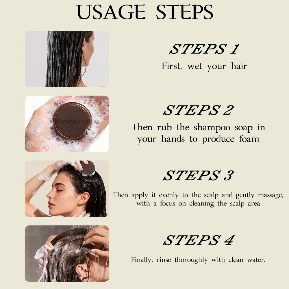 Fo-Ti & Biota Herbal Shampoo Bar - Beautyturess