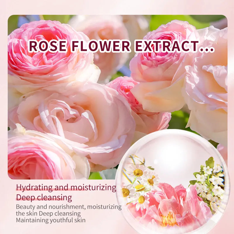 Rose Extract Collagen Facial Mask (12 Pack) - Beautyturess