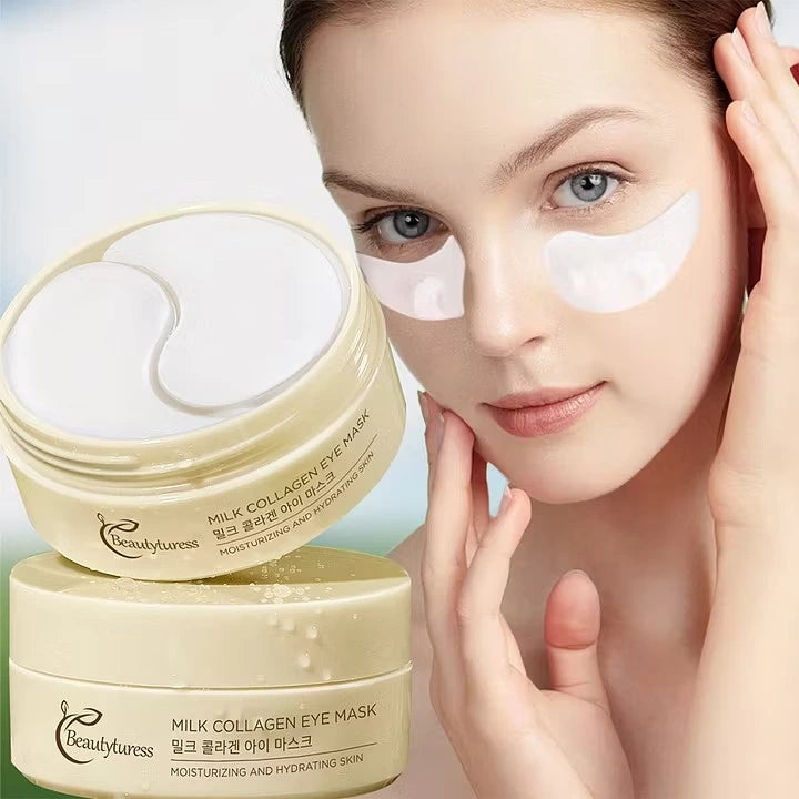Milk Collagen Eye Patches (30 pairs) - Beautyturess