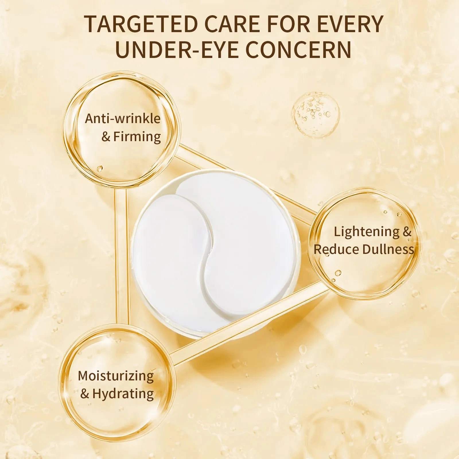Milk Collagen Eye Patches (30 pairs) - Beautyturess