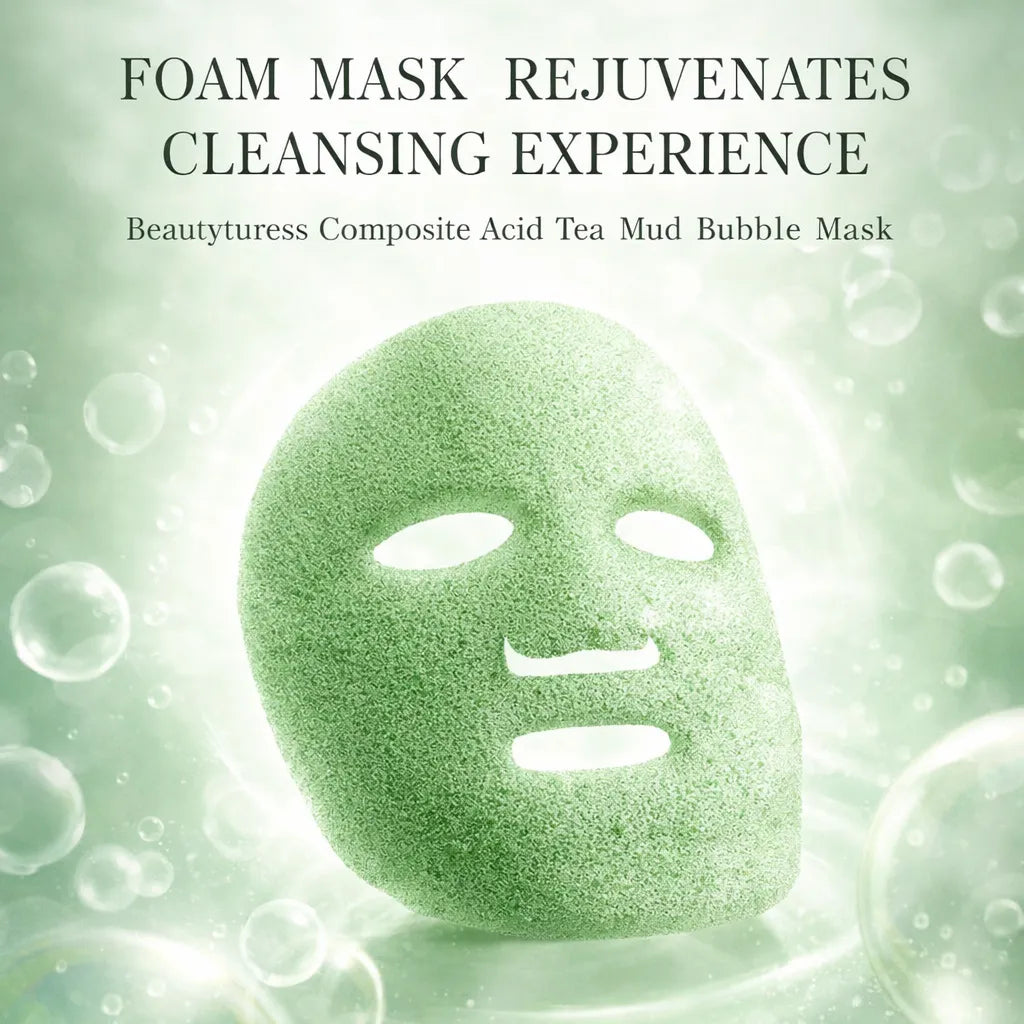 Composite Acid Tea Mud Bubble Mask (12 Pack) - Beautyturess