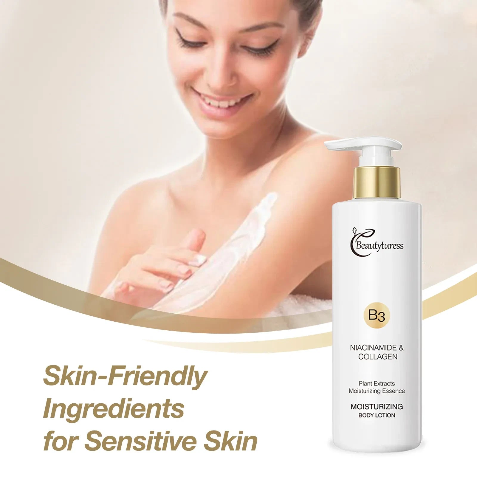 Skin Smoothing Collagen Niacinamide Body Lotion - Beautyturess