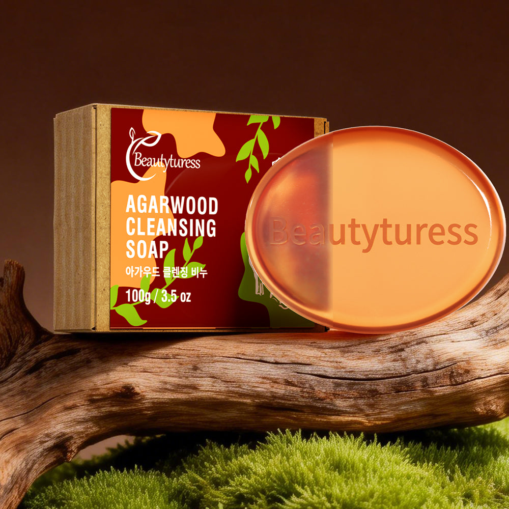 Agarwood Soothing Cleansing Soap Bar - Beautyturess