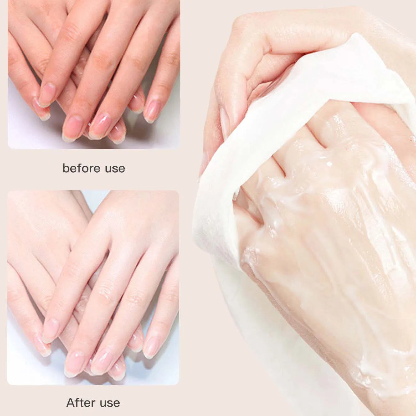 Goat Milk & Niacinamide Silky Hand Mask - Beautyturess