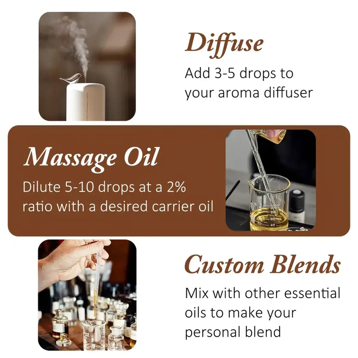 Pure Sandalwood Essential Oil - Beautyturess