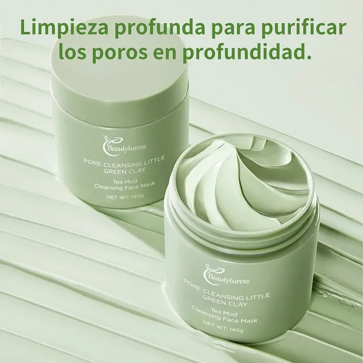 Green Tea Clay Purifying Mask - Beautyturess