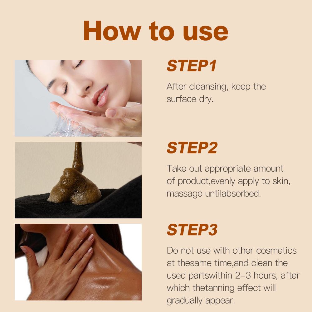 Vanilla Almon Scent Self-Tanning Mousse (100ML) - Beautyturess