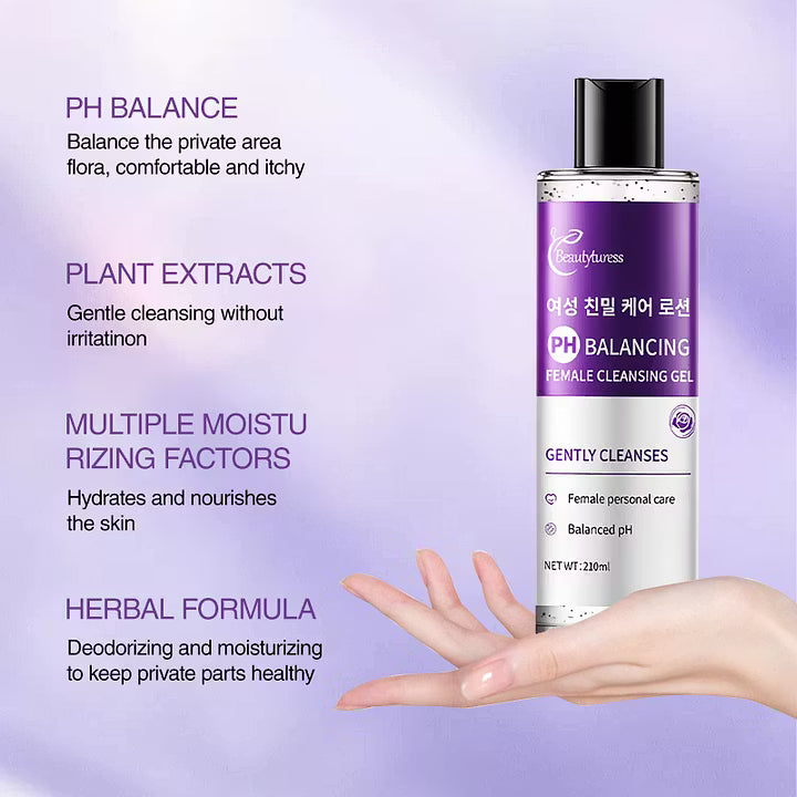 Feminine Fresh pH-Balanced Cleansing Gel - Beautyturess
