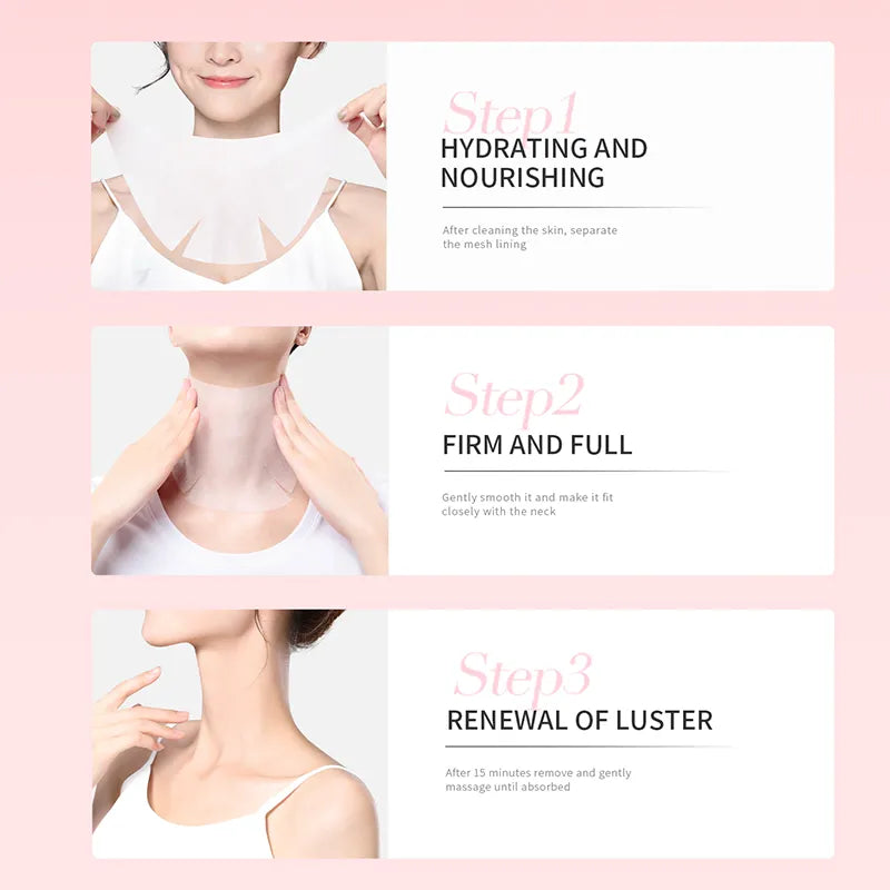 Goat Milk Peptide Firming Neck Mask (10 Pack) - Beautyturess