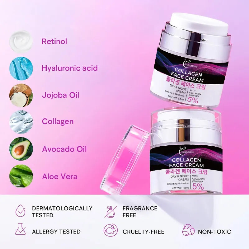 Lifting Effect Day and Night Facial Moisturizer - Beautyturess