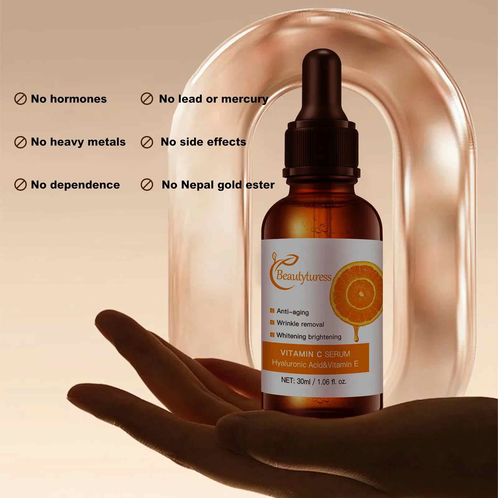 Vitamin C Brightening Anti-Aging Serum - Beautyturess