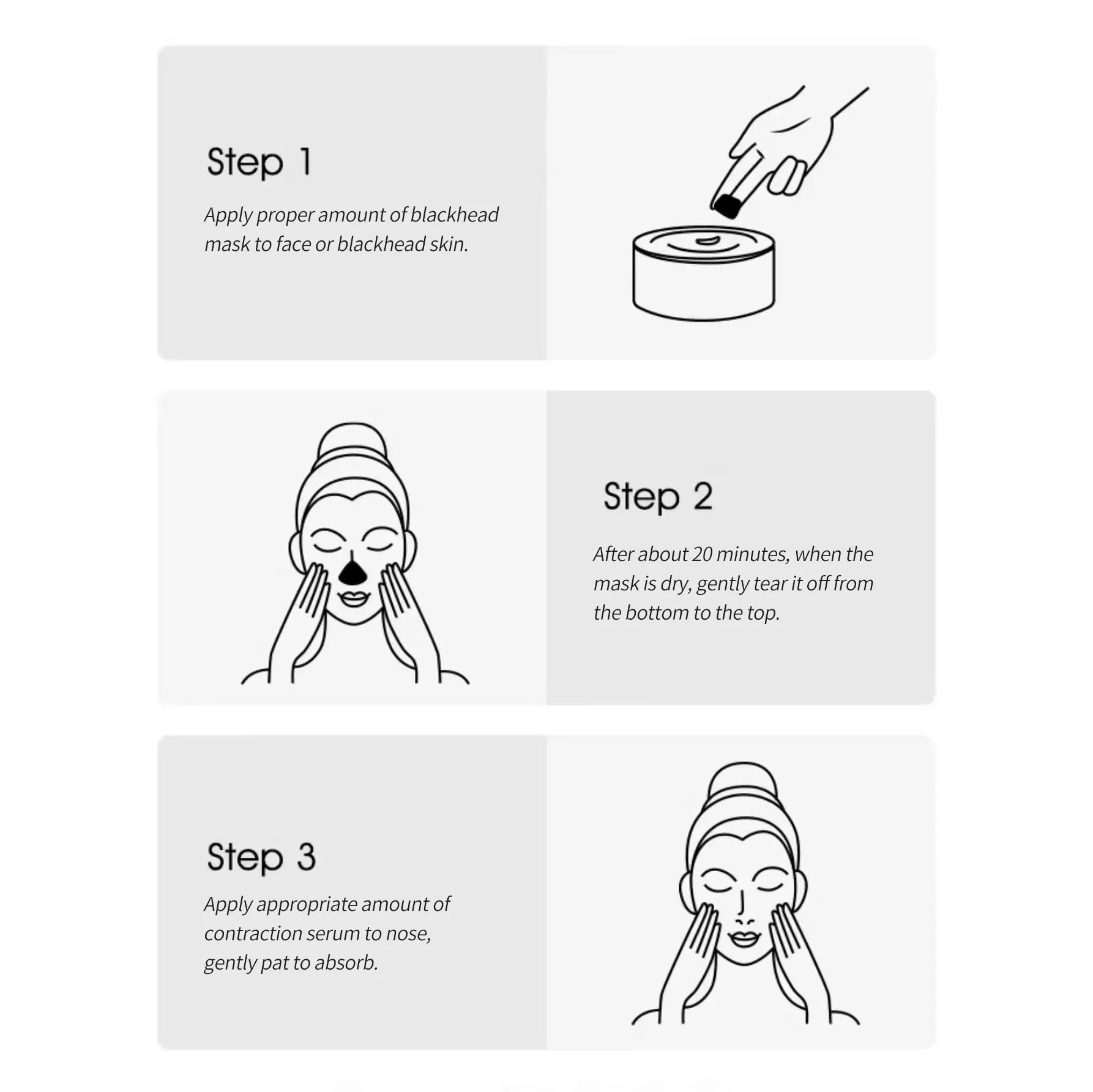 Bamboo Charcoal Blackhead Removal Mask - Beautyturess