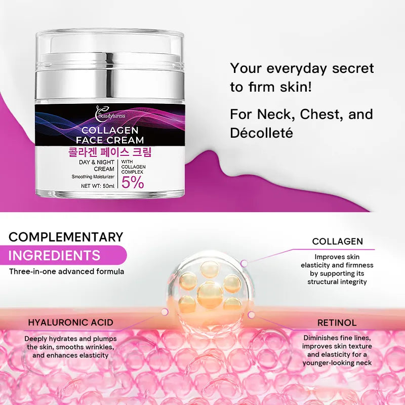 Lifting Effect Day and Night Facial Moisturizer - Beautyturess