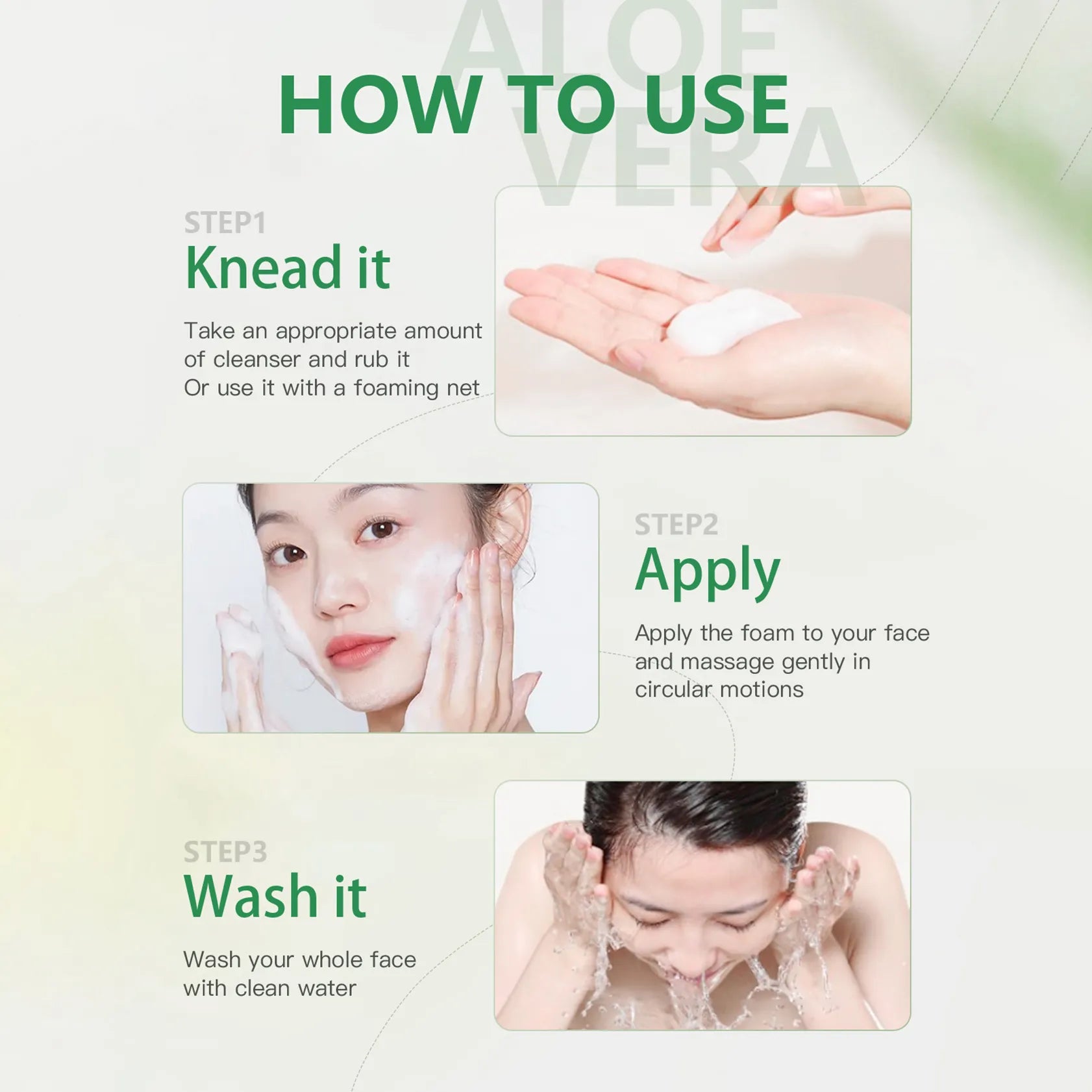 Aloe Vera Hydrating Facial Cleanser - Beautyturess
