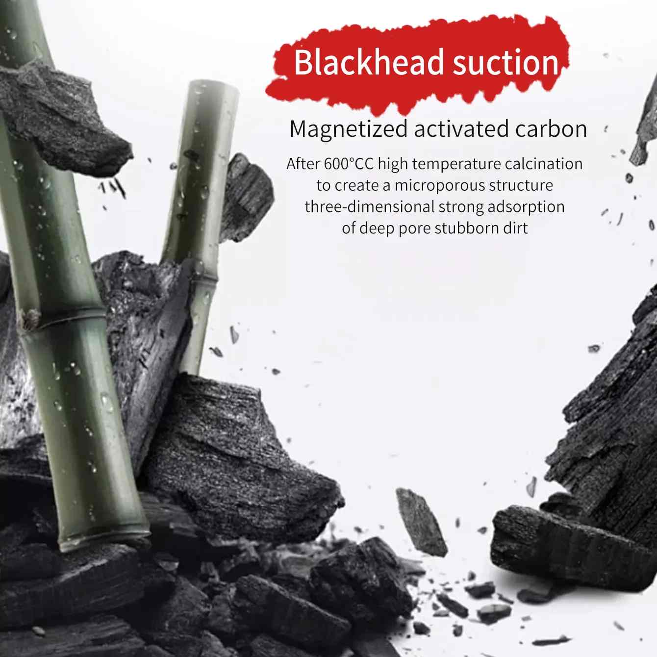 Bamboo Charcoal Blackhead Removal Mask - Beautyturess