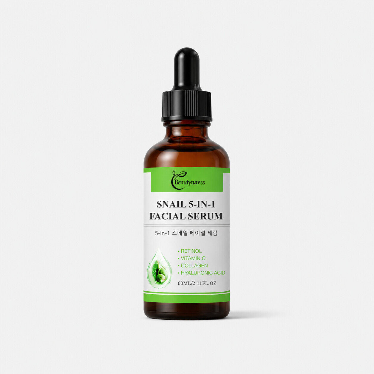 5-in-1 Snail Mucin Repair Facial Serum - Beautyturess