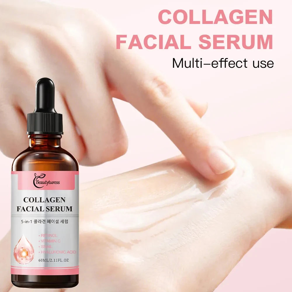 5-in-1 Collagen Anti-Aging Facial Serum - Beautyturess