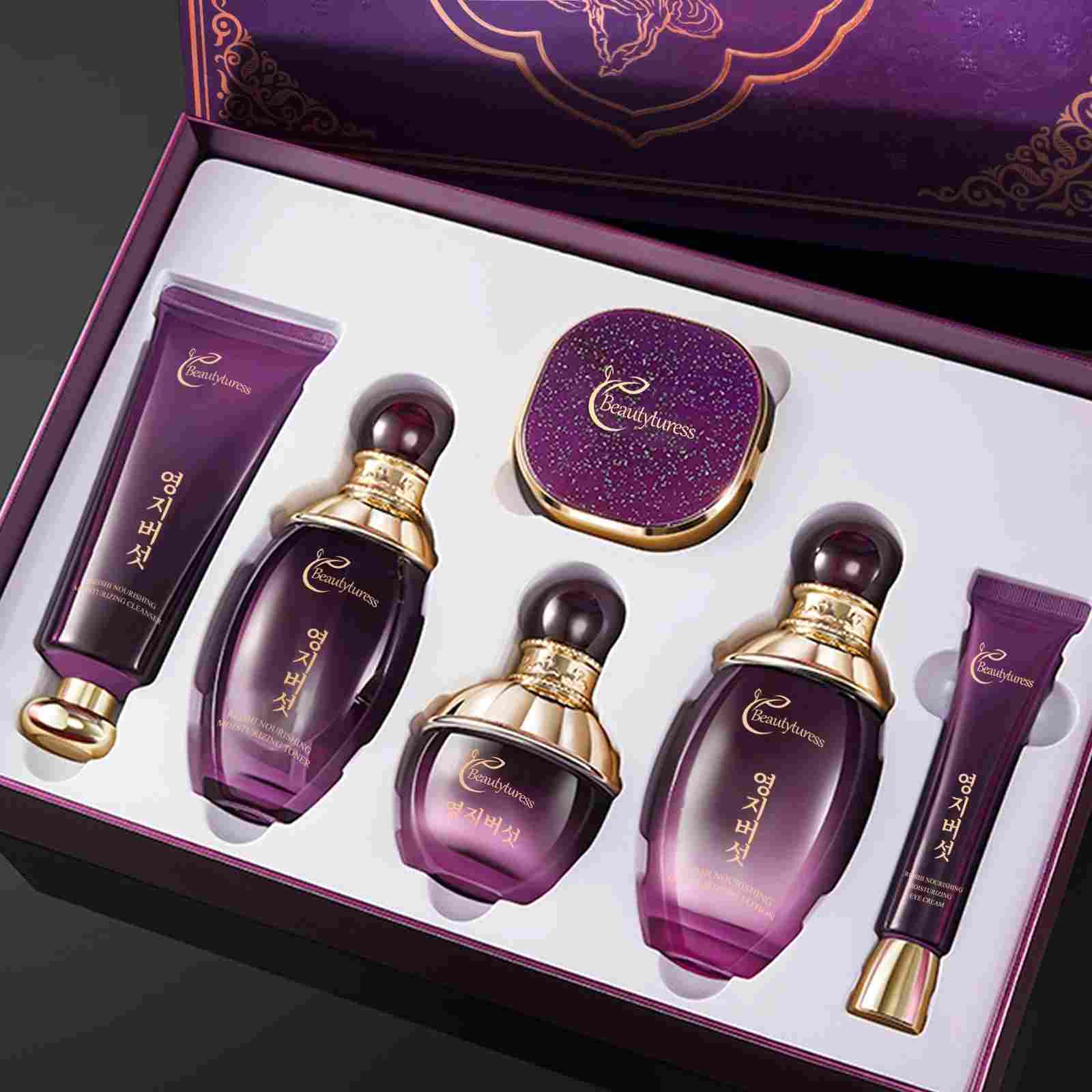 Reishi Mushroom Repair Skincare Set (6pcs) - Beautyturess
