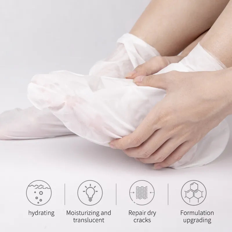 Goat Milk & Niacinamide Silky Foot Mask - Beautyturess